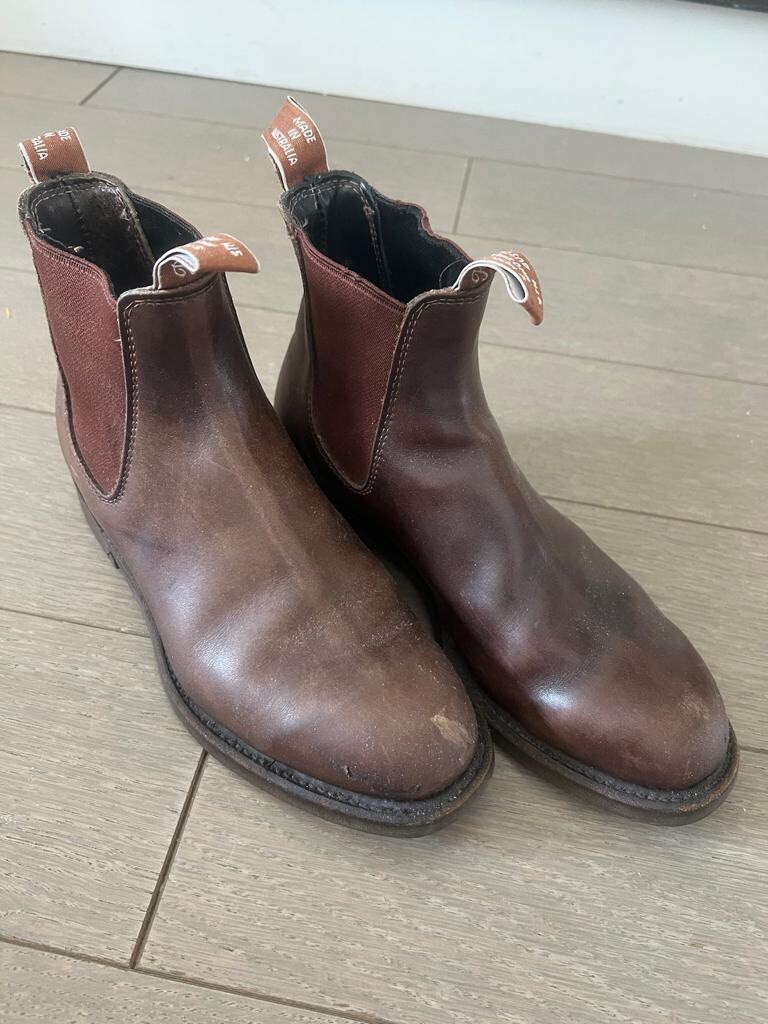 rm williams brown leather Gem