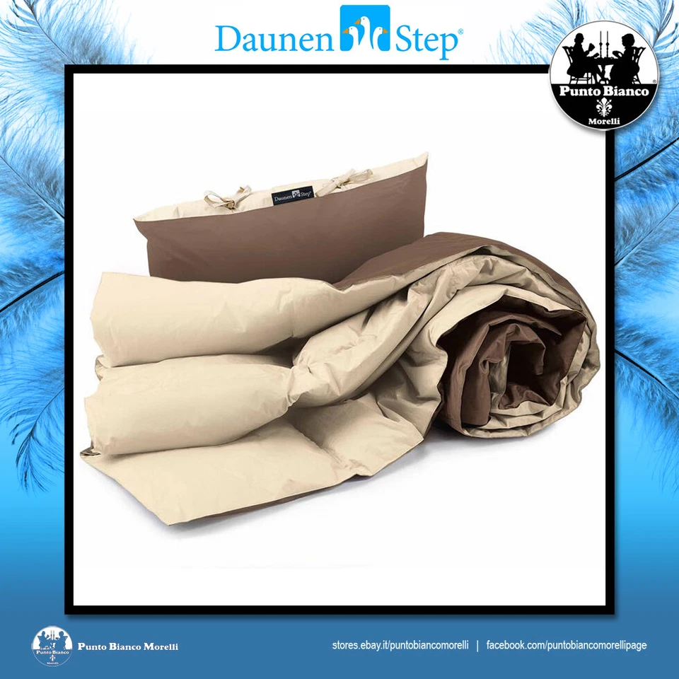 DAUNENSTEP MIO Trapuntino o Trapunta in piuma Aperto Plaid Chiuso Cuscino - Immagine 4 di 4