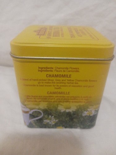 Hedley's The Worlds Finest Premium Herbal Tea Tins Chamomile Empty! - Picture 7 of 13