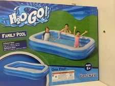Bestway H2OGO Rectangular Pool - Blue