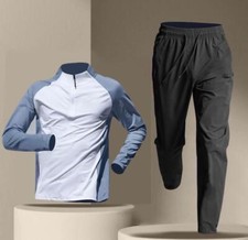 Traje de chándal para adultos Traje de entrenamiento para correr Conjunto deportivo para hombre Correr Fitness Prendas para el torso Pantalones