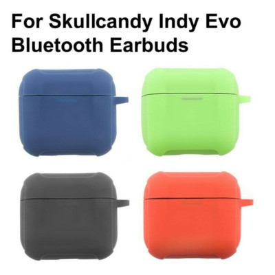 New Silicone Case Cover Skin for Skullcandy INDY EVO Wireless Bluetooth Earbuds
