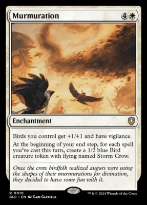 Murmuration 0010 Non Foil Rare Bloomburrow Commander MTG NM