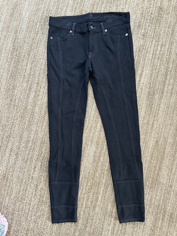 Women’s Seven For All Mankind Black Pants, Size 28, Worn One Time