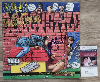 Snoop Dogg Joe Cool Signed & Sketched Doggystyle Vinyl Record