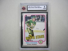 1981/82 O-PEE-CHEE NHL HOCKEY CARD #162 CRAIG HARTSBURG KSA 8 NM/MINT SHARP+ OPC