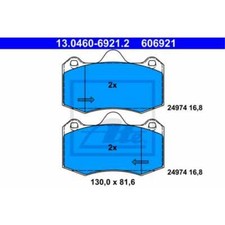 ATE Bremsbeläge 13.0460-6921.2 Bremsklötze für Seat Ibiza IV Sportcoupe 6J1