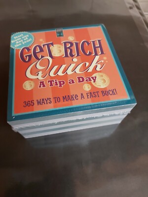 GET RICH QUICK:  A Tip a Day!  365 Ways To Make A Fast Buck! (Lagoon Books)* NEW