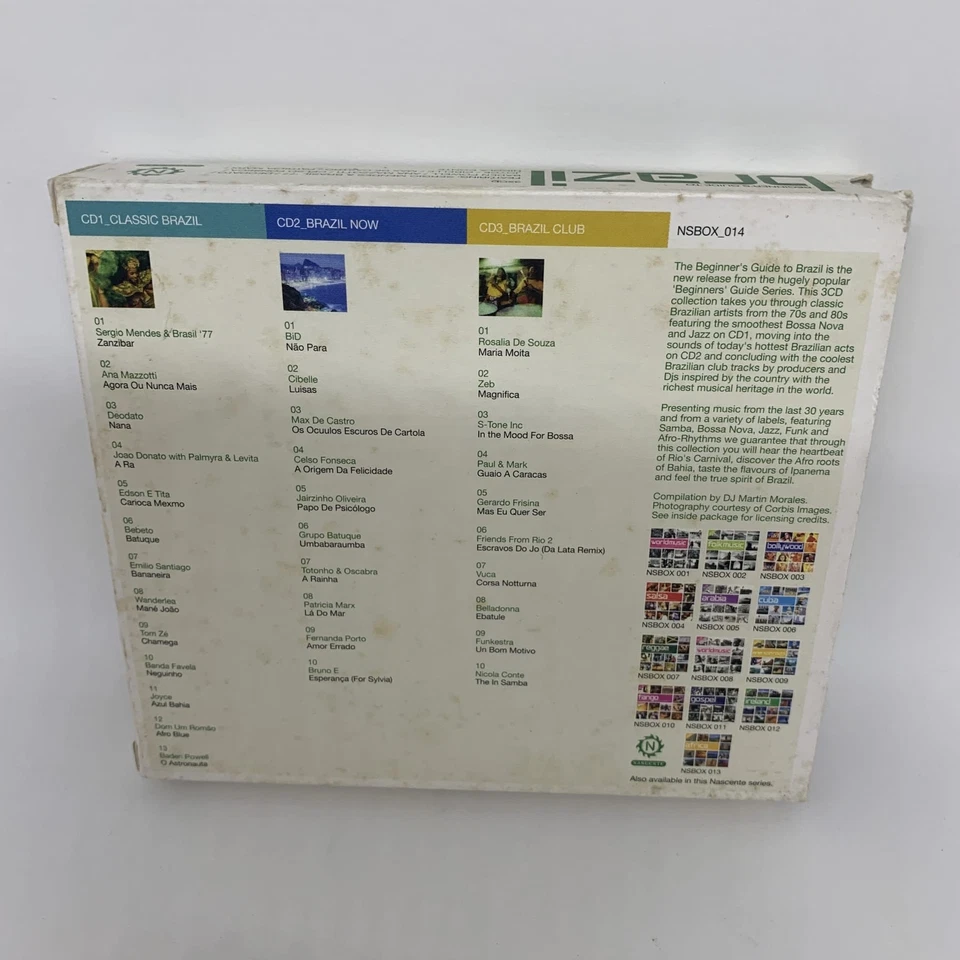 BEGINNER'S GUIDE TO BRAZIL *3 Disc* CD COMPILATION Acceptable Condition FREEPOST - Image 2 of 4