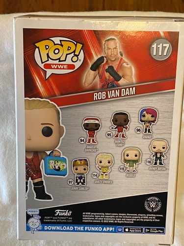 FUNKO! POP WWE Rob Van Dam RVD briefcase In hand (Gamestop Exclusive) - Picture 4 of 7