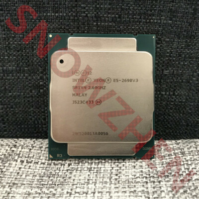Intel Xeon E5-2690 V3 CPU 12-Core 2.6GHz SR1XN 30MB 135W LGA 2011-3 Processor