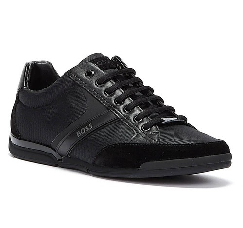 black hugo boss trainers