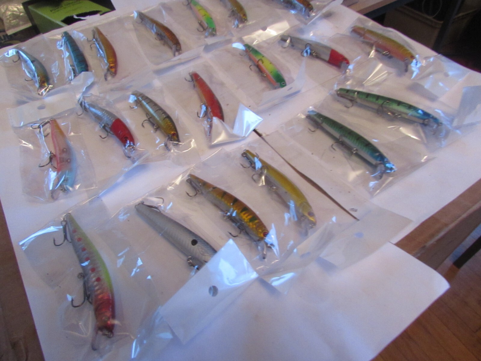 20 new rapala style larger salmon pike fishing lure plugs crankbaits rattlers - Image 10