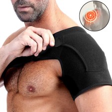Double Shoulder Brace for Women  Men Shoulder Support Adjustable Pain Relief
