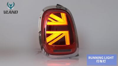 VLAND For 2014-2022 Mini F55 F56 F57 Cooper S Red LED Tail Lights