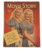 MOVIE STORY MAGAZINE - October, 1945 - THE DOLLY SISTERS