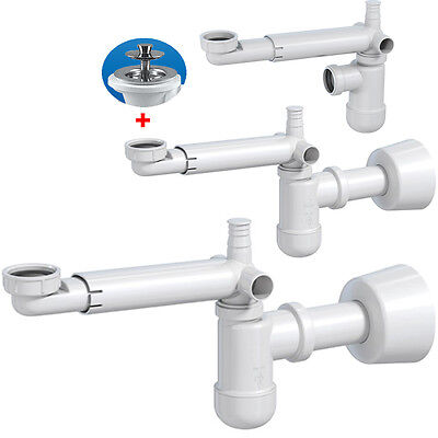 Raumspar siphon DN 32-40 mm Siphon de lavabo 1 1/4 lavabo odeur Fermeture