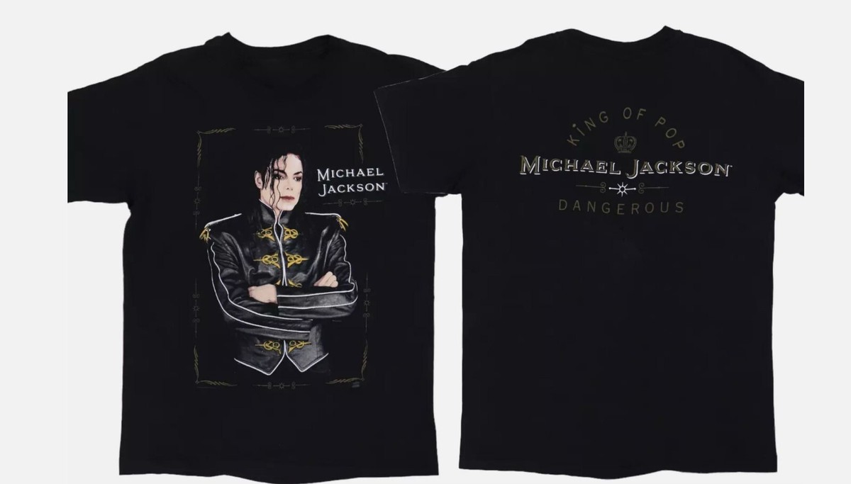 1992 Michael Jackson Dangerous Tour Shirt - Black Unisex Shirt | eBay