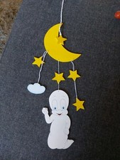 Holzspielzeug, Mobile Geist, Mond, Sterne, Ha...