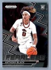 2023 Panini Prizm Draft Picks ANTHONY BLACK RC FEARLESS #10 Arkansas Razorbacks