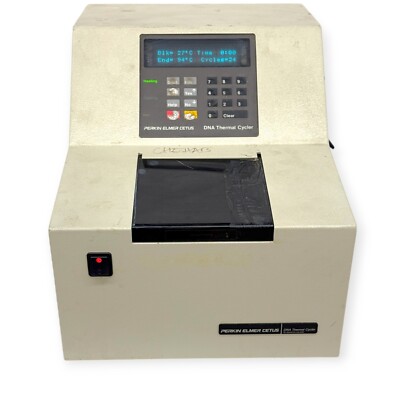 Perkin Elmer Cetus DNA Thermal Cycler for Automated PCR Testing 48 Well