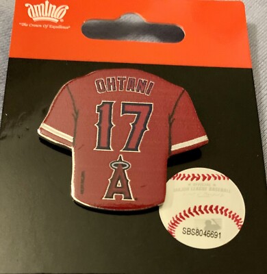 応援グッズ Los Angeles OHTANI #17 SHOHEI OHTANI PIN BASEBALL JERSEY #17 LOS ANGELES CALIFORNIA MLB