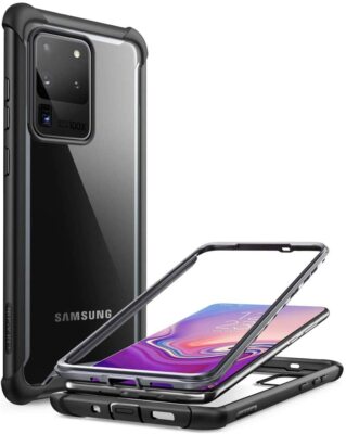 i-Blason for Samsung Galaxy S20 Ultra 6.9'', Flexible Case Rugged Clear Cover
