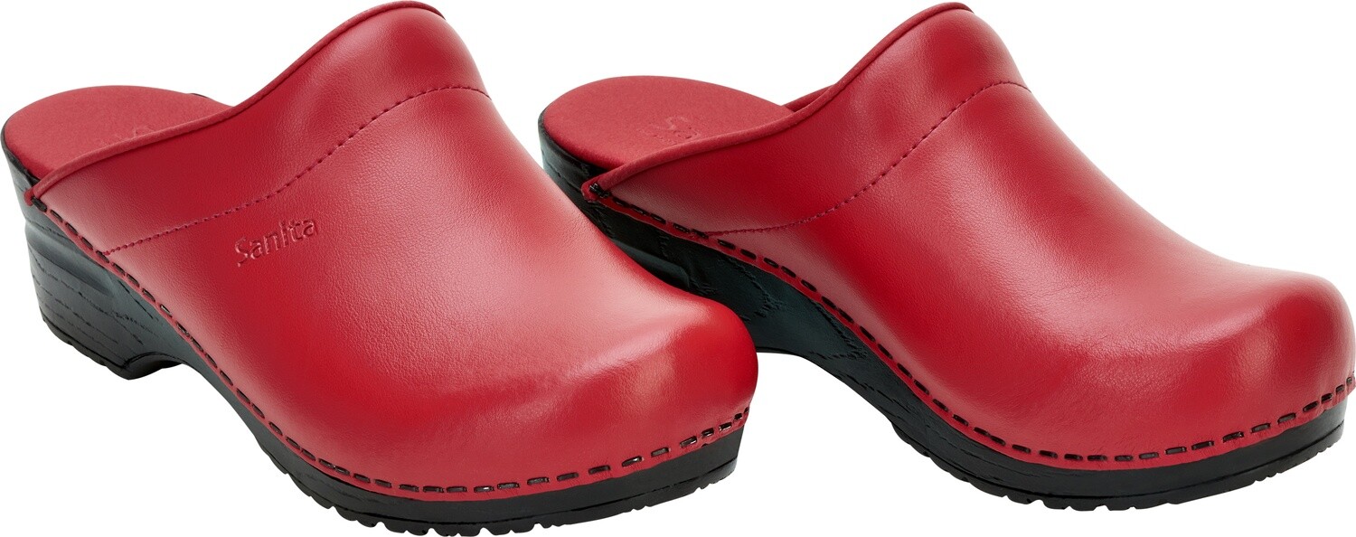 Оригинальные кроссовки Sanita Damen Offener Clog-Sonja Pu Open Red 18690₽
