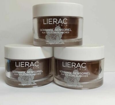 3 Pack - Lierac Paris Gommage Sensoriel Moisturizing Body Scrub 6.4 oz NEW