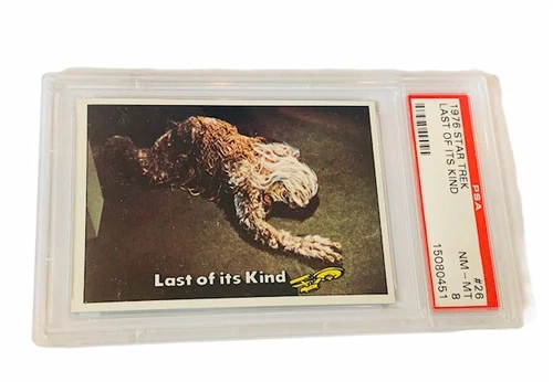 Star Trek Trading Card 1976 Topps PSA 8 Last of its Kind Nancy Crater #26 Alien