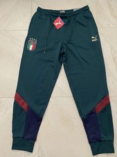 PUMA Italy Italia FIGC Iconic MCS Track Pants Ponderosa Green 756662-02 Men 2XL