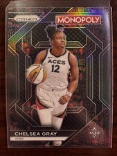 2024 Panini Prizm WNBA Monopoly Red Icons #WNBA12 Chelsea Gray - Las Vegas Aces
