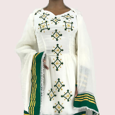 habesha short dress Short Ethiopian Traditional Dress