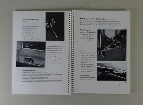 Manual / Guía Porsche 356 A 1600 Fecha 05/1959 - Reimpresión - - Imagen 5 de 6