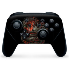 Nintendo Switch Pro Controller Skin Decal Vinyl Wrap - Dragon Snake Serpant