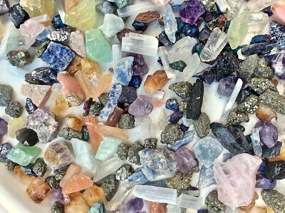 1 KILO SORTIERT KLEIN / WINZIG GROB UNPOLIERT 1500 + STEINE MIX 3mm - 20mm