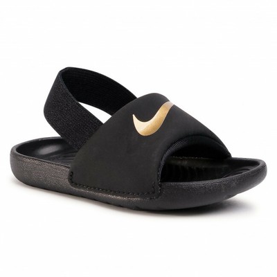 nike kawa slide gold