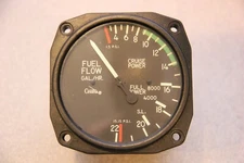 Cessna Garwin Fuel Flow Indicator, P/N: 22-869-022 / 22-869