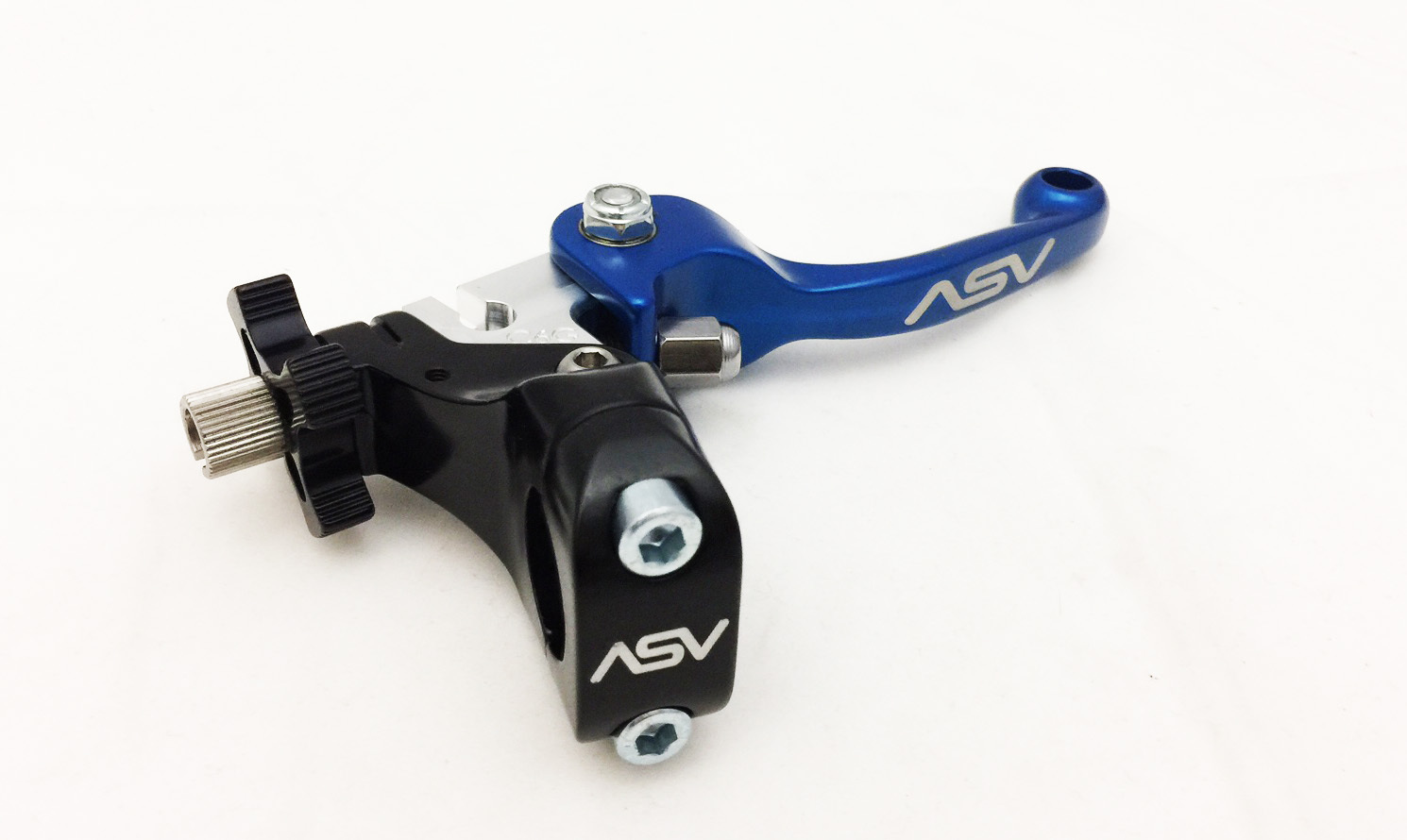 ASV F3 Unbreakable Shorty Blue Brake + Clutch Levers Kit Pair Pack KX