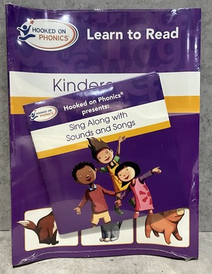 Hooked On Phonics Learn To Read Kindergarten Sing Along w Sound Songs & Workbook