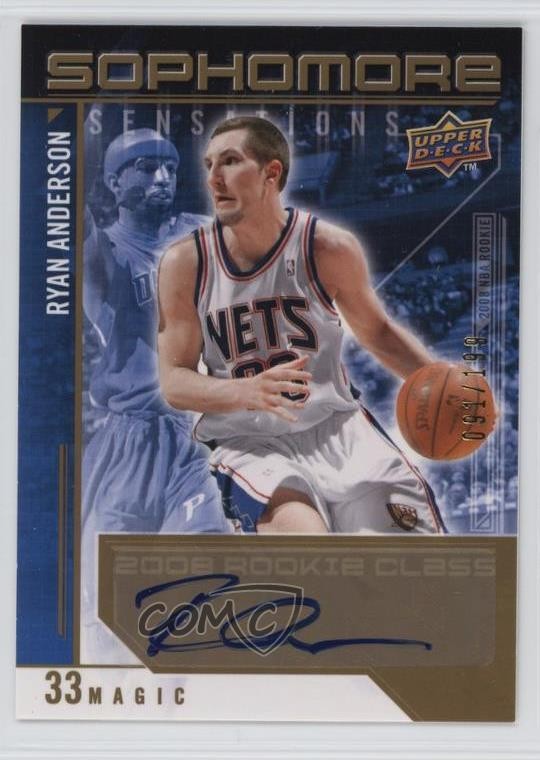 2009-10 Upper Deck Sophomore Sensations 91/199 Ryan Anderson #SS-RA Auto 1s4i