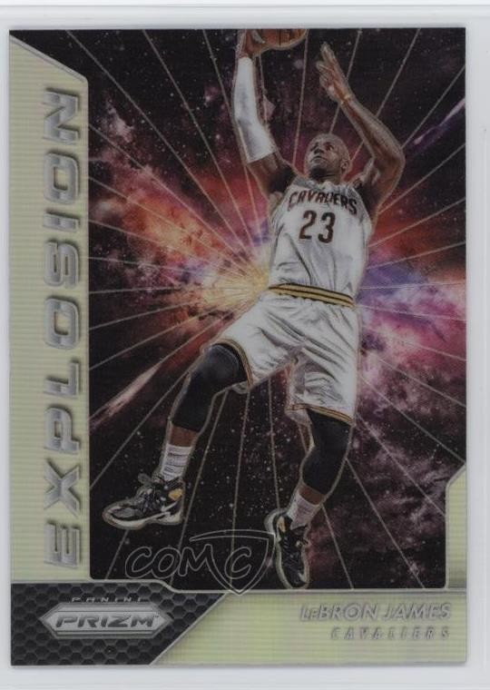 2016-17 Panini Prizm Explosion Silver Prizm LeBron James #1 8iv