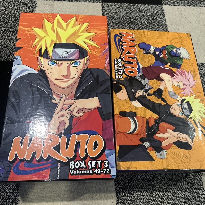 Naruto Box Sets 2 And 3 Volumes 28-72 Great Shape