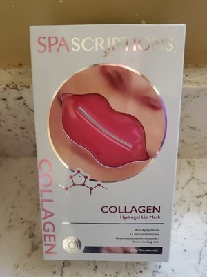 Spascriptions Collagen Hydrogel Lip Mask Anti-Aging Serum Lip Therapy 4 pack!