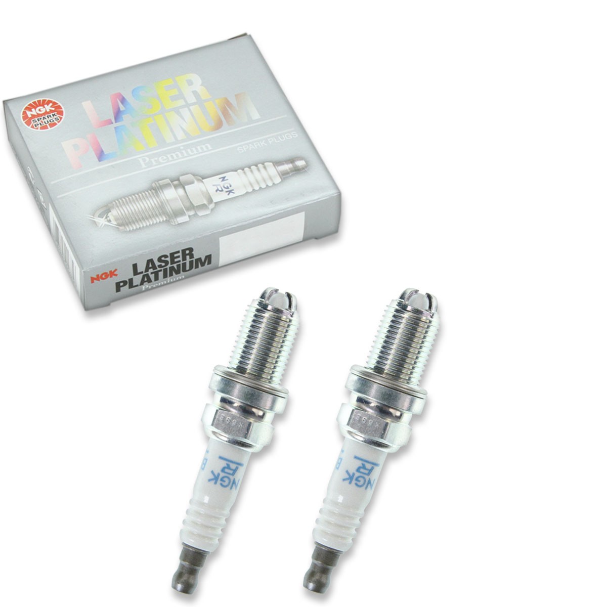 2 pc NGK 4285 BKR7EQUP Laser Platinum Spark Plugs for 12 12 0 031 708 fy