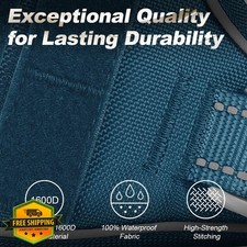 BARKBAY Tactical Dog Harness Service Vest No-Pull Reflective Legion Blue S