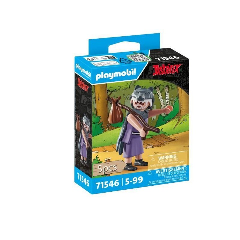 PLAYMOBIL 71546 Astérix Prolix figurine de devin gaulois pour enfant