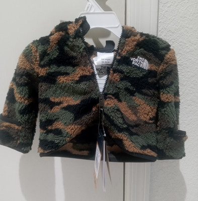 The North Face Baby Campshire Bear Hoodie Jacket Camo Sz 0-3 months - NWT infant