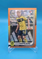 Jacob Shaffelburg 13/25 2025 Topps Chrome MLS Nashville SC Orange Wave Refractor