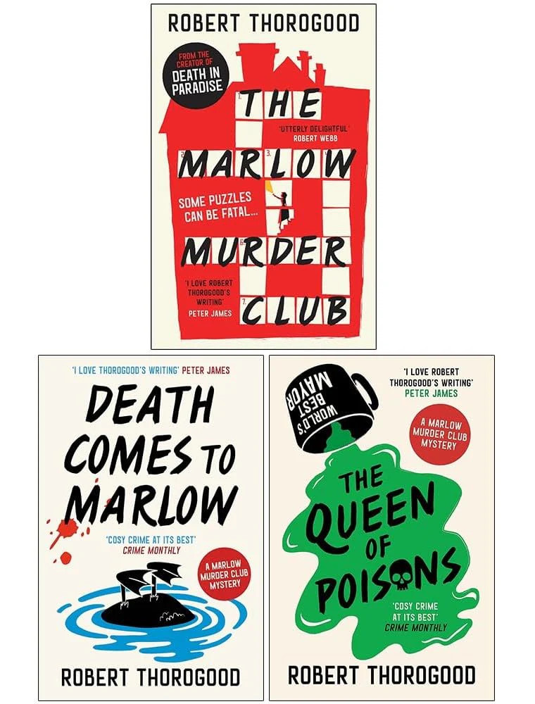 The Marlow Murder Club Mysteries By Robert Thorogood 3 Books  | Robert Thorogood
